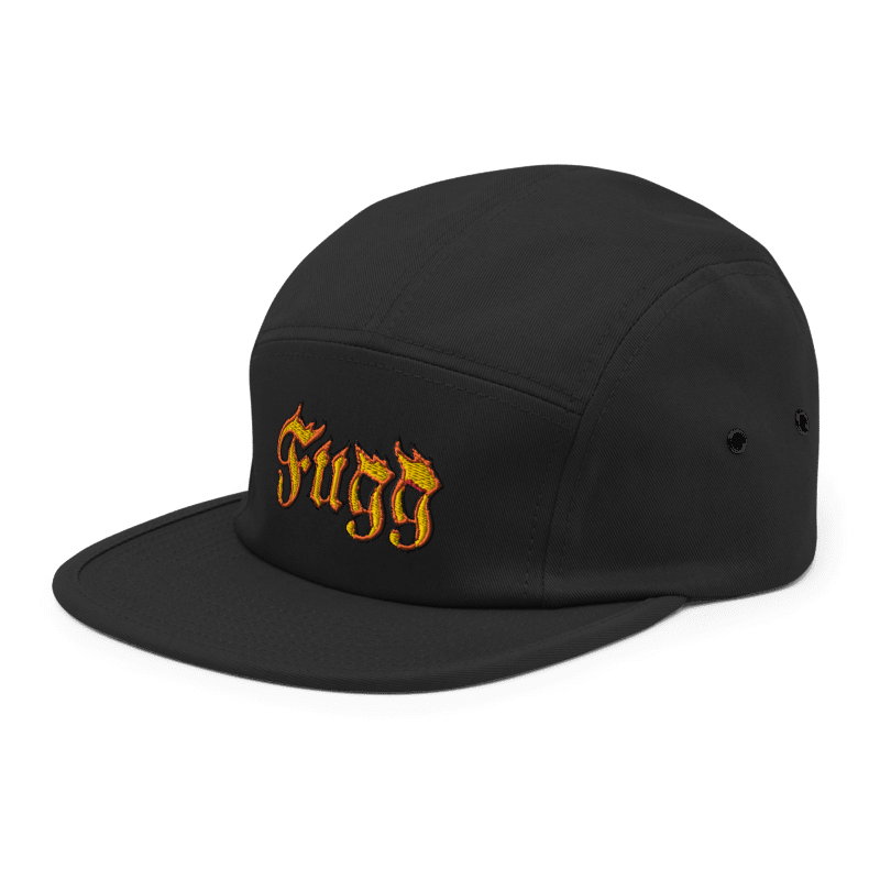 Fugg Flames Embroidered Five Panel Cap