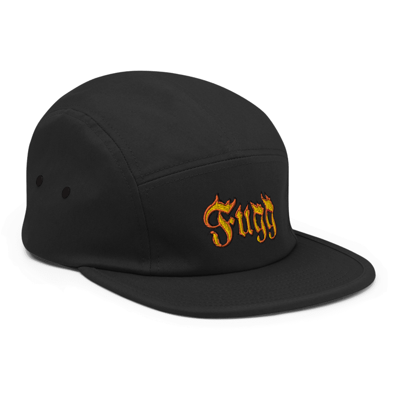 Fugg Flames Embroidered Five Panel Cap