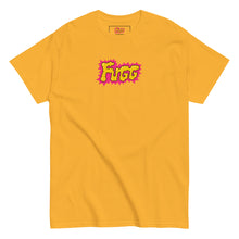 Load image into Gallery viewer, open your mind t shirt yellow front graphic