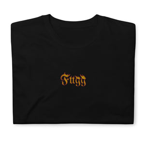 Fugg Flames embroidered Short-Sleeve Unisex T-Shirt